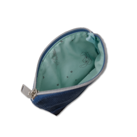 STITCH & ANGEL - Bleu Corduroy Fashion Duo - Porte-monnaie '14x10x1cm' 