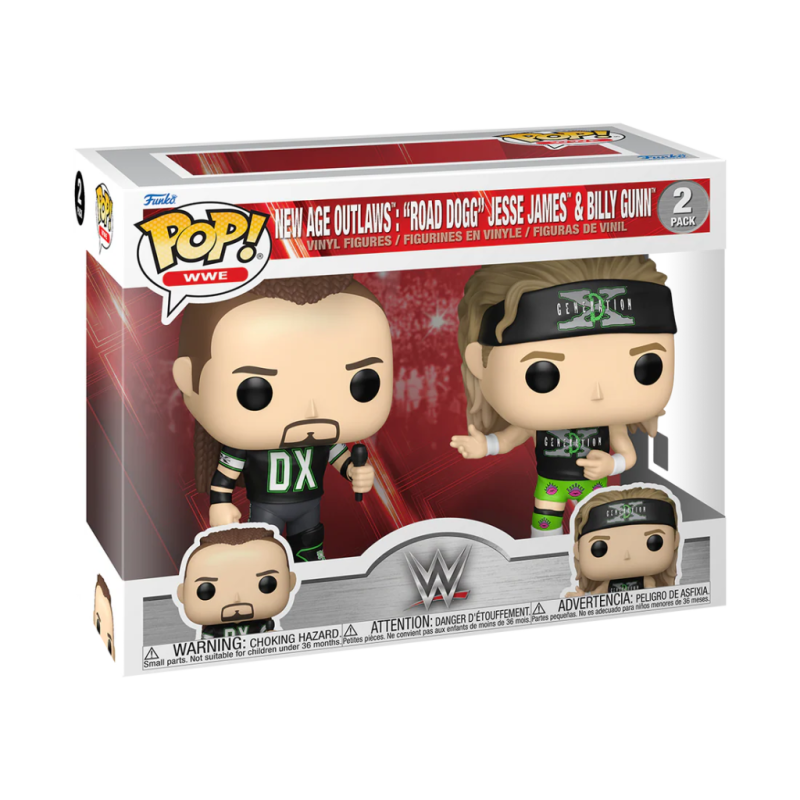 WWE - POP - 2 Pack New Age Outlaws Jesse James And Billy Gunn 