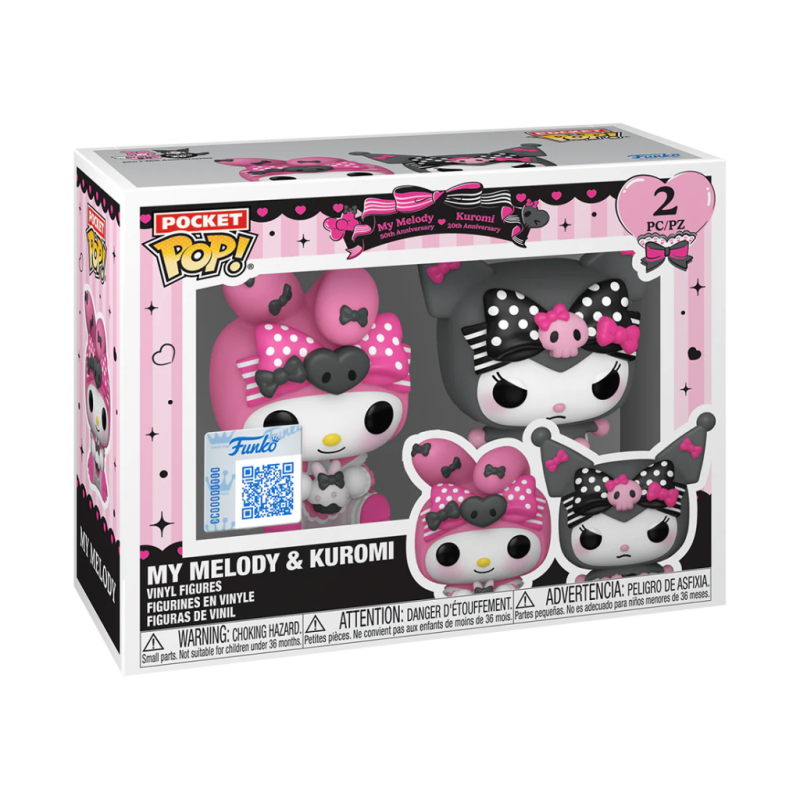 SANRIO - Pocket POP 2 Pack - Kuromi / My Melody 