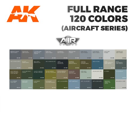 AK 3G RANGE AIR 120 new colours