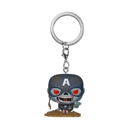 MARVEL ZOMBIES - Pocket Pop Keychain - Zombie Captain America 