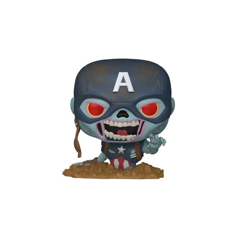 MARVEL ZOMBIES - POP Marvel N° 1554 - Zombie Captain America 