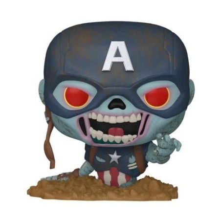 MARVEL ZOMBIES - POP Marvel N° 1554 - Zombie Captain America 