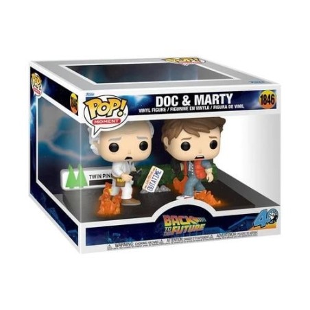RETOUR VERS LE FUTUR - POP Moment N° 1846 - Doc & Marty 