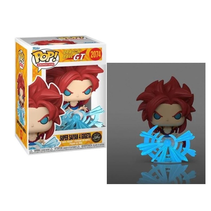 DRAGON BALL GT - POP Animation N° 2074 - SS4 Gogeta avec Chase (GW) 