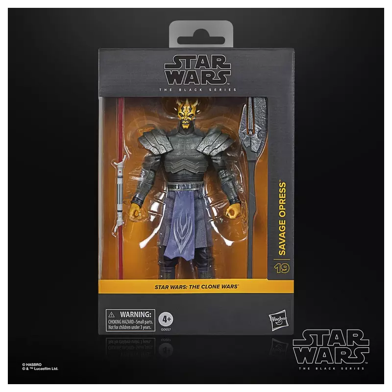 THE CLONE WARS - Savage Opress - Figurine The Black Series 15cm 