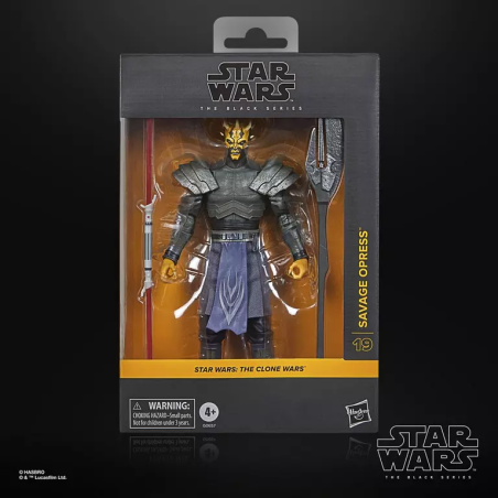 THE CLONE WARS - Savage Opress - Figurine The Black Series 15cm 