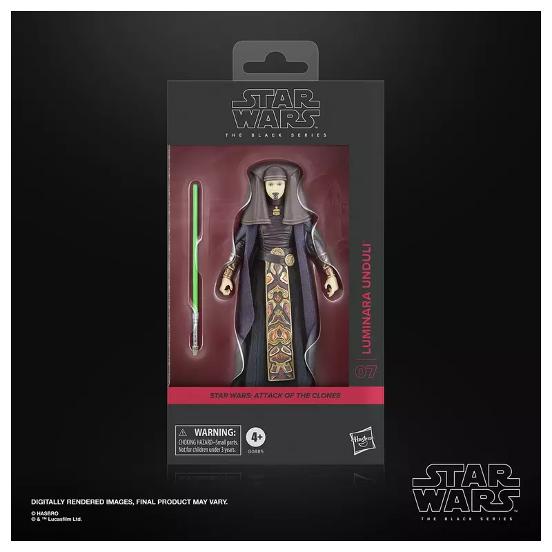 STAR WARS 2 - Luminara Unduli - Figurine The Black Series 15cm 