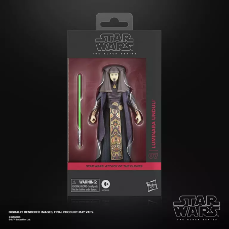 STAR WARS 2 - Luminara Unduli - Figurine The Black Series 15cm 