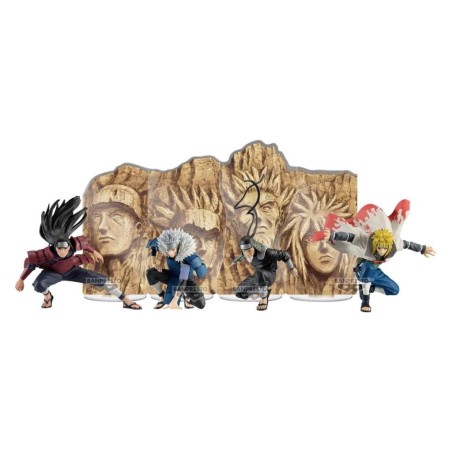 NARUTO SHIPPUDEN - Namikaze Minato - Panel Spectacle Figurine 15cm 