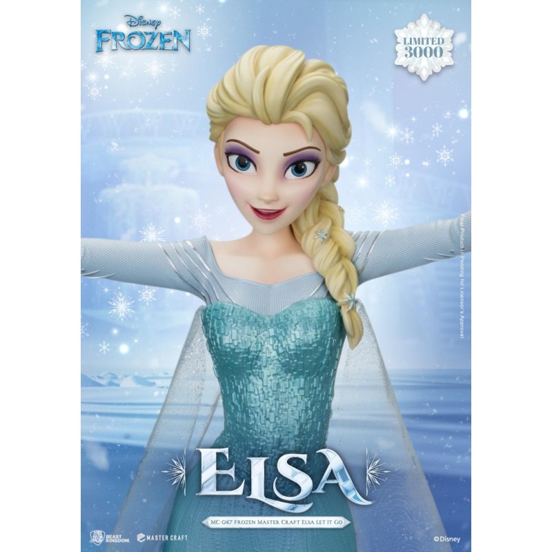 LA REINE DES NEIGES - Elsa "Let It Go" - Statuette Master Craft 40cm 