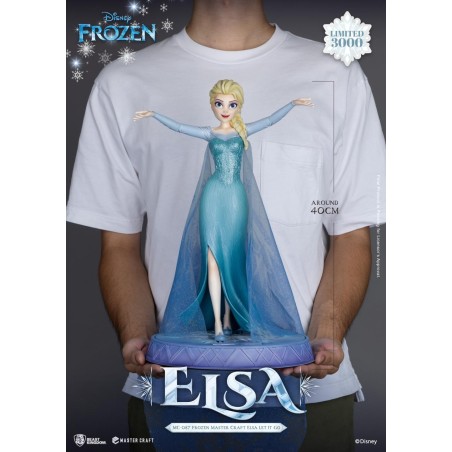LA REINE DES NEIGES - Elsa "Let It Go" - Statuette Master Craft 40cm 