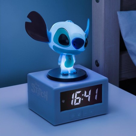 STITCH - Réveil Lumineux Icon 12cm 