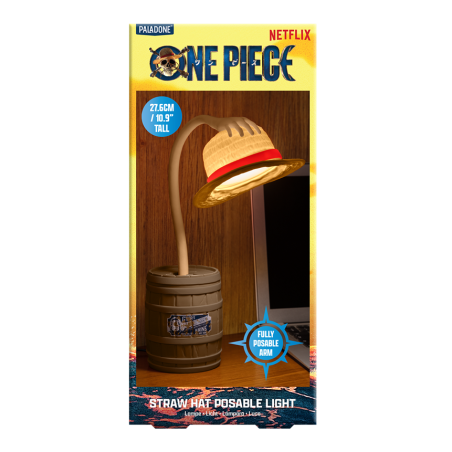 ONE PIECE NETFLIX - Chapeau - Lampe de Bureau 27cm 