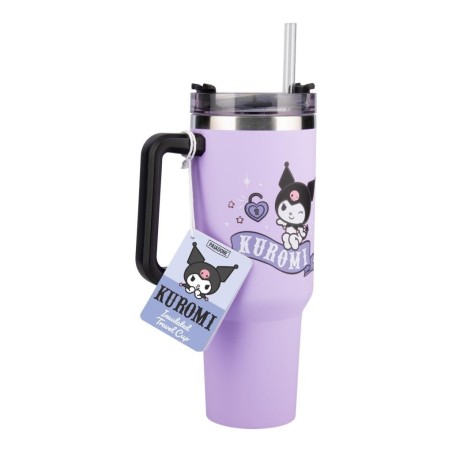 KUROMI - Mug de Voyage XL 900ml avec paille 