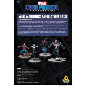 Web Warriors Affiliation Pack: Marvel Crisis Protocol