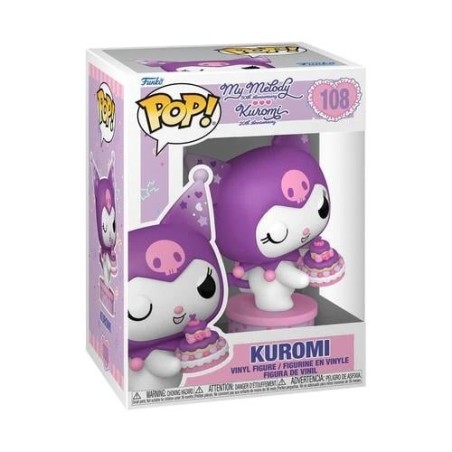 KUROMI 20EME ANNIVERSAIRE - POP N° 108 - Kuromi avec Cake 