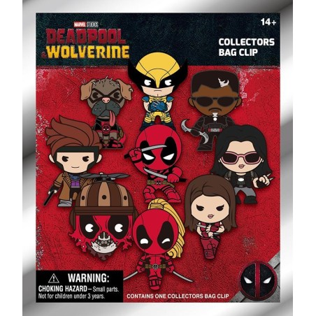 DEADPOOL - Series 1 - 3D Foam Bag Clip (Display 24 Pcs) 