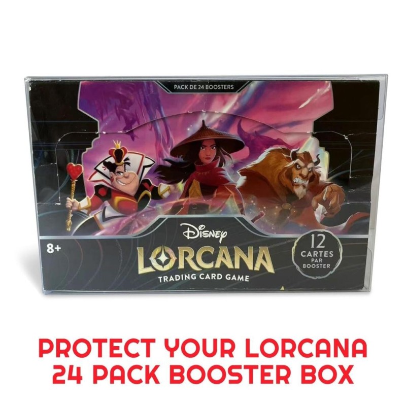 EVORETRO - Protector for Lorcana 24 pack booster pack of 5 