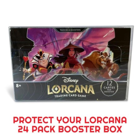 EVORETRO - Protector for Lorcana 24 pack booster pack of 5 