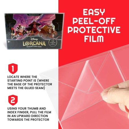 EVORETRO - Protector for Lorcana 24 pack booster pack of 5 