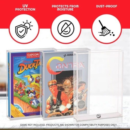 EVORETRO - PREMIUM Acrylic case for NES 'Pack of 2' 
