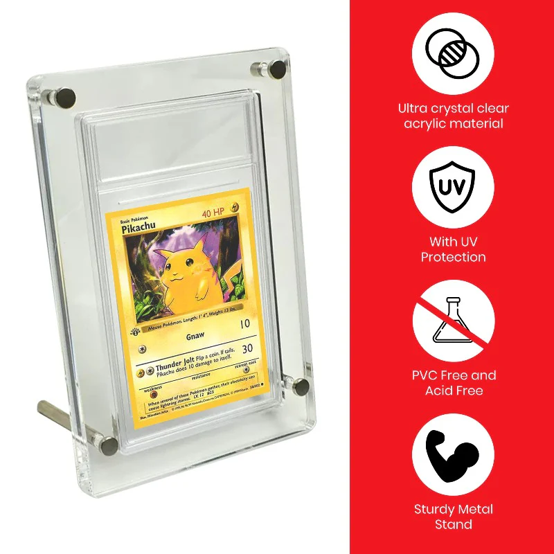 EVORETRO - Acrylic case PSA graded card stand acrylic protector 3.0MM 