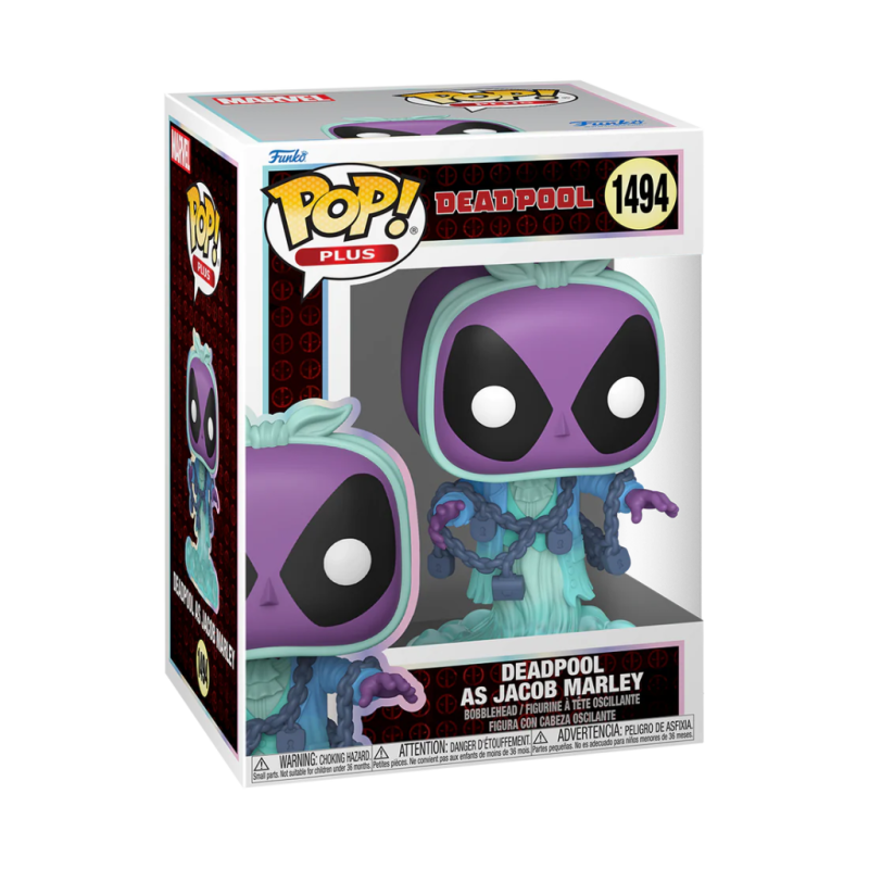 DEADPOOL - POP Plus N° 1494 -Deadpool As Jacob Marley 