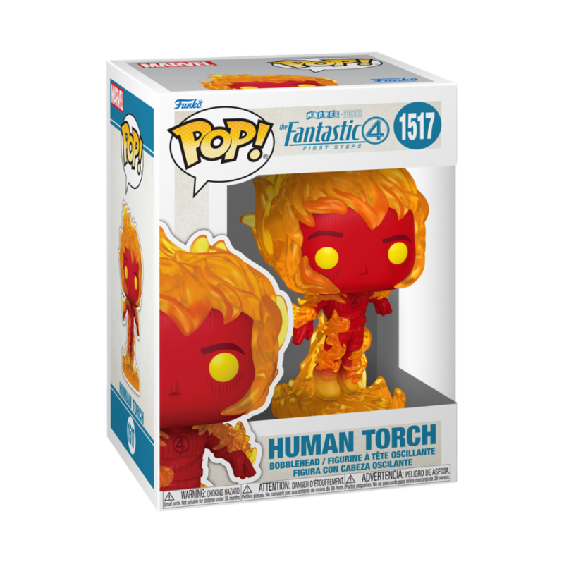 LES 4 FANTASTIQUES - POP Marvel N° 1517 - La Torche Humaine 