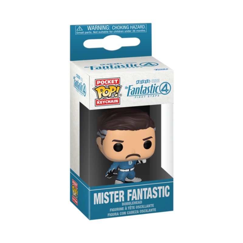 LES 4 FANTASTIQUES - Pocket Pop Keychain - Mr. Fantastic 