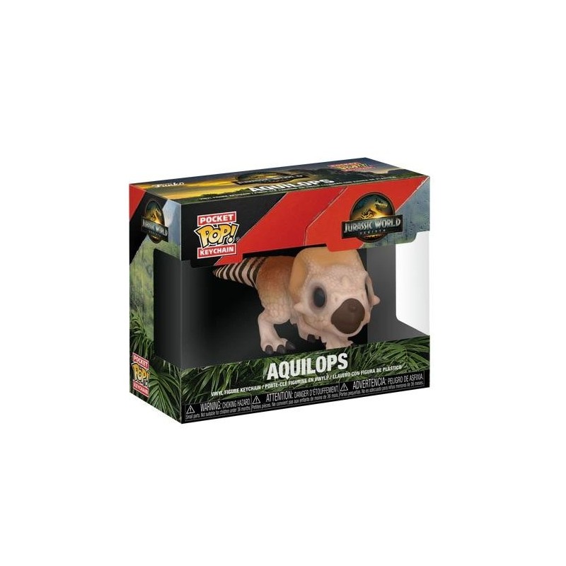JURASSIC WORLD REBIRTH - Pocket Pop Keychain - Aquilops 
