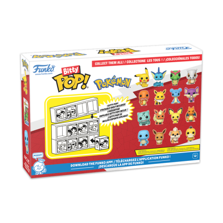 POKEMON - Bitty Pop 4 Pack 2.5cm - Salamèche 