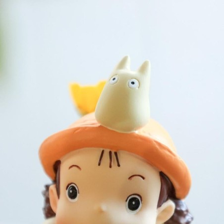 MON VOISIN TOTORO - Mei & Totoro Blanc - Fig. Soliflore 12x13x21.5cm 