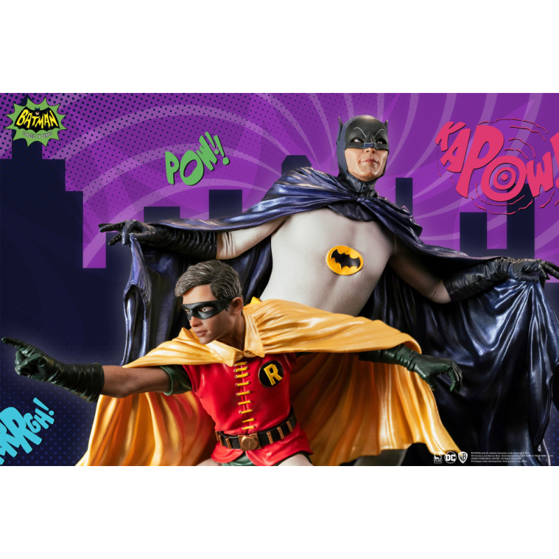 BATMAN - Batman & Robin "1966" - Statuette Diorama 1/8 23cm 
