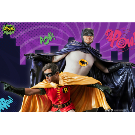 BATMAN - Batman & Robin "1966" - Statuette Diorama 1/8 23cm 