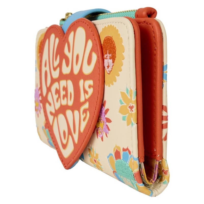 BEATLES - All You Needs Is Love - Portefeuille LoungeFly 