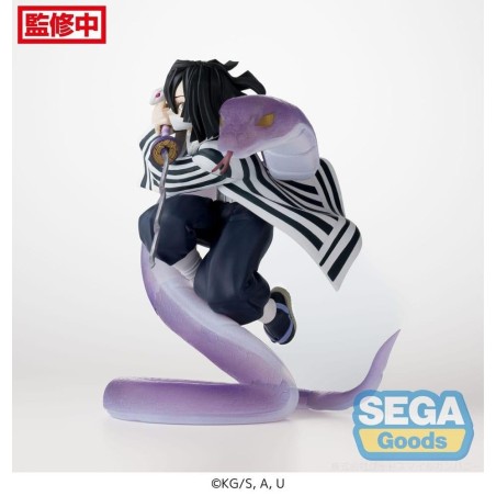 DEMON SLAYER - Obanai Iguro - Statuette Xross Link Anime 14cm 