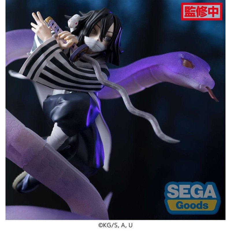 DEMON SLAYER - Obanai Iguro - Statuette Xross Link Anime 14cm 