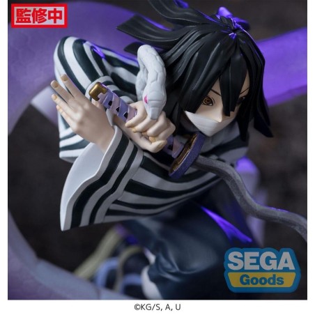 DEMON SLAYER - Obanai Iguro - Statuette Xross Link Anime 14cm 