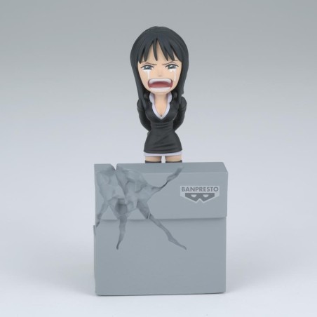 ONE PIECE - Luffy & Nico Robin - Figurine WCF Log Stories 10cm 