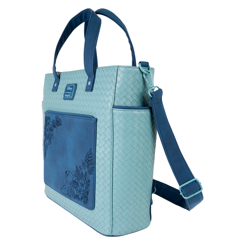 DISNEY - Stitch "Embroidered" - Tote Bag convertible Loungefly 
