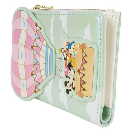 DISNEY - Mickey "Hot air balloon" - Portefeuille LoungeFly 