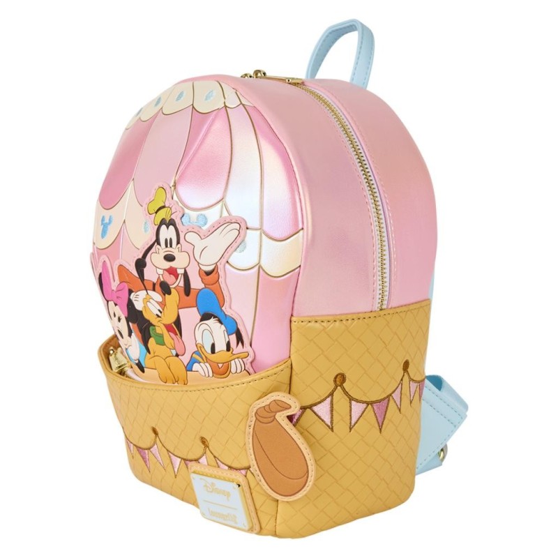 DISNEY - Mickey "Hot air balloon" - Mini Sac à Dos LoungeFly 