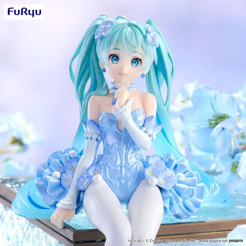 HATSUNE MIKU - Flower Fairy Nemophila - Statuette Noodle Stopper 15cm 