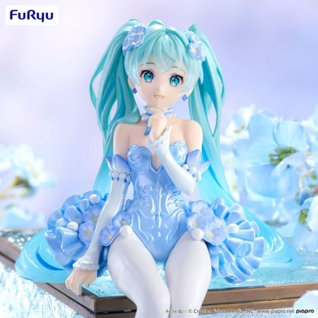 HATSUNE MIKU - Flower Fairy Nemophila - Statuette Noodle Stopper 15cm 