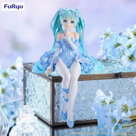 HATSUNE MIKU - Flower Fairy Nemophila - Statuette Noodle Stopper 15cm 