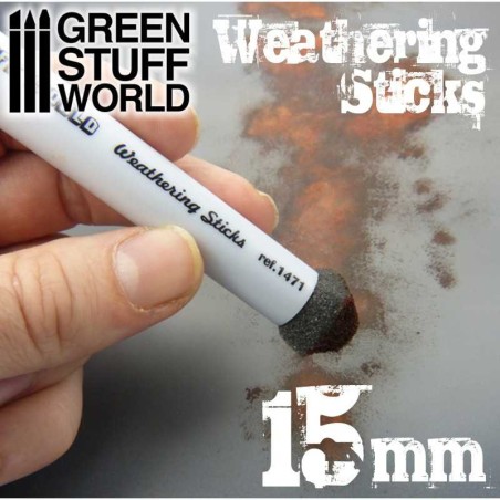 Pinceaux pour Weathering 15mm