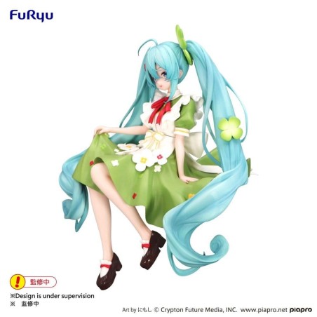 HATSUNE MIKU - Flower Fairy Clover - Statuette Noodle Stopper 15cm 