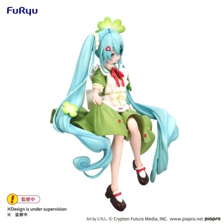HATSUNE MIKU - Flower Fairy Clover - Statuette Noodle Stopper 15cm 