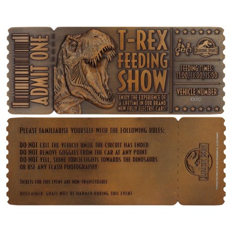 JURASSIC PARK - Feeding Show Ticket - Edition Limitée 